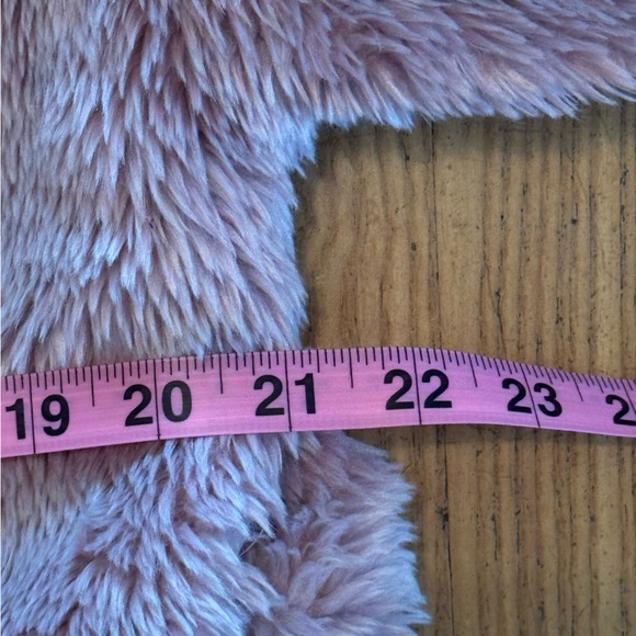 Free People Pink Teddy Jacket with Faux Fur Trim - Picture 7 of 8